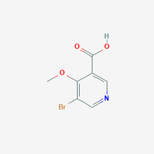 molecular formula C7H6BrNO3 B12089496 5-Bromo-4-methoxynicotinic acid 