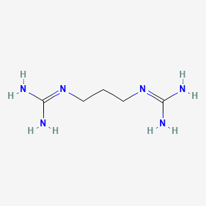 molecular formula C5H14N6 B12089589 N,N'''-Propane-1,3-diylbis(guanidine) CAS No. 62476-84-0