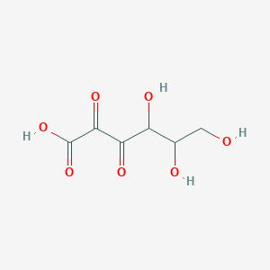 molecular formula C6H8O7 B12089593 2,3-dioxo-L-gulonic 