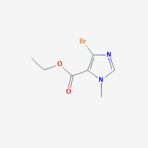 molecular formula C7H9BrN2O2 B12089596 4-bromo-1-methyl-1H-Imidazole-5-carboxylic acid Ethyl ester 