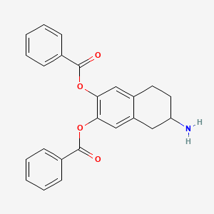 6-Amino-5,6,7,8-tetrahydronaphthalene-2,3-diyl dibenzoate