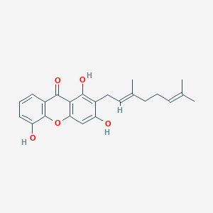 molecular formula C23H24O5 B12089615 Mangostinone CAS No. 166197-40-6