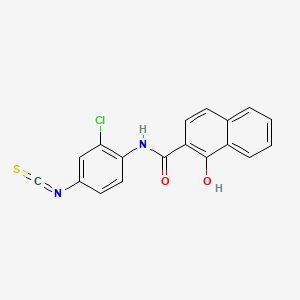 N-(2-Chloro-4-isothiocyanatophenyl)-1-hydroxy-2-naphthamide