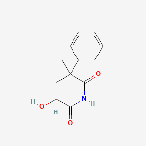 3-Ethyl-5-hydroxy-3-phenyl-2,6-piperidinedione
