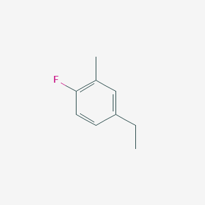 molecular formula C9H11F B12089768 4-Ethyl-1-fluoro-2-methylbenzene 