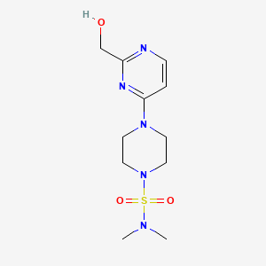 4-[2-(Hydroxymethyl)pyrimidin-4-YL]-N,N-dimethylpiperazine-1-sulfonamide