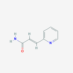 molecular formula C8H8N2O B120899 (E)-3-(pyridin-2-yl)acrylamide CAS No. 155375-22-7