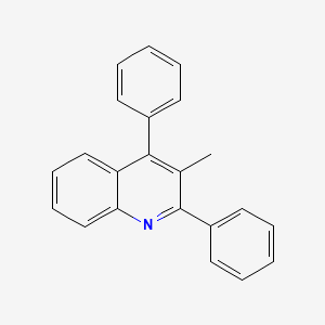 molecular formula C22H17N B12089900 3-Methyl-2,4-diphenylquinoline CAS No. 10266-13-4