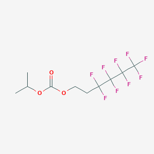 molecular formula C10H11F9O3 B12089966 1H,1H,2H,2H-Perfluorohexyl isopropyl carbonate 
