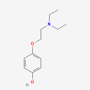 molecular formula C12H19NO2 B12089968 4-(2-Diethylaminoethoxy)phenol 