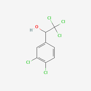 molecular formula C8H5Cl5O B12090041 3,4-Dichloro-alpha-(trichloromethyl)-benzenemethanol CAS No. 5331-95-3