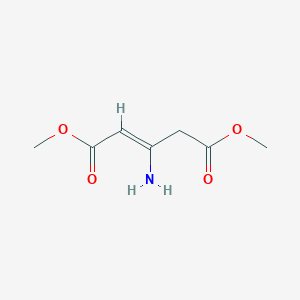 molecular formula C7H11NO4 B12090085 Dimethyl (2Z)-3-amino-2-pentenedioate 