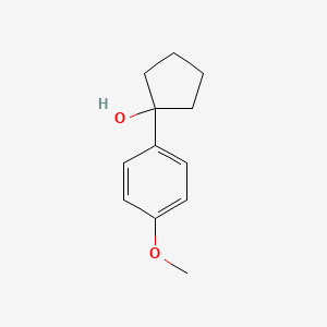 molecular formula C12H16O2 B12090090 1-(4-Methoxyphenyl)cyclopentan-1-ol 
