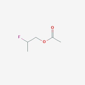 molecular formula C5H9FO2 B12090118 1-Propanol, 2-fluoro-, 1-acetate CAS No. 352-98-7