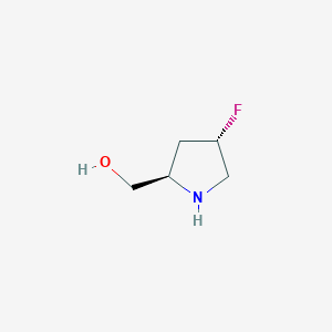 molecular formula C5H10FNO B12090151 ((2R,4S)-4-Fluoropyrrolidin-2-yl)methanol 