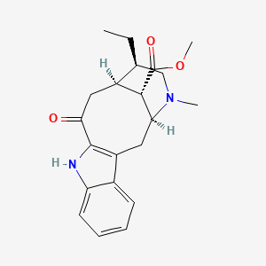 molecular formula C21H26N2O3 B1209017 (-)-Dregamine CAS No. 2299-26-5