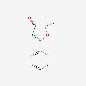 molecular formula C12H12O2 B1209018 Bullatenone CAS No. 493-71-0