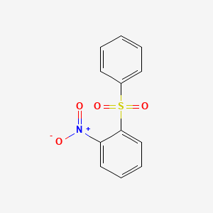 molecular formula C12H9NO4S B1209036 1-Nitro-2-(phenylsulfonyl)benzene CAS No. 31515-43-2