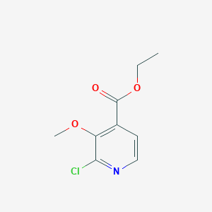 molecular formula C9H10ClNO3 B12090419 Ethyl 2-chloro-3-methoxyisonicotinate 