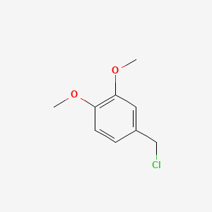 molecular formula C9H11ClO2 B1209049 3,4-Dimethoxybenzyl chloride CAS No. 7306-46-9