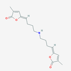 molecular formula C18H23NO4 B1209056 Pandanamine 