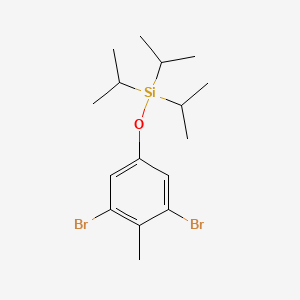 molecular formula C16H26Br2OSi B12090622 (3,5-Dibromo-4-methylphenoxy)triisopropylsilane 