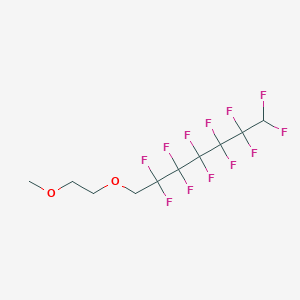 molecular formula C10H10F12O2 B12090678 1,1,2,2,3,3,4,4,5,5,6,6-Dodecafluoro-7-(2-methoxyethoxy)heptane CAS No. 657349-05-8