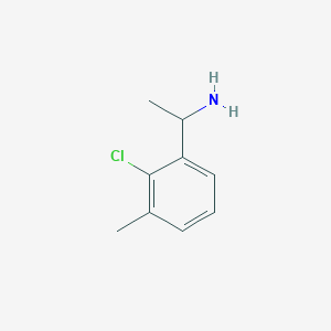molecular formula C9H12ClN B12090775 1-(2-Chloro-3-methylphenyl)ethan-1-amine 