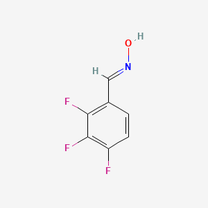 molecular formula C7H4F3NO B12090781 2,3,4-Trifluorobenzaldehyde oxime 