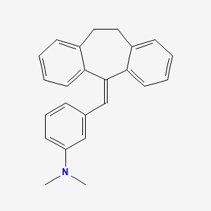 molecular formula C24H23N B12090833 3-((10,11-Dihydro-5H-dibenzo[a,d][7]annulen-5-ylidene)methyl)-N,N-dimethylaniline 