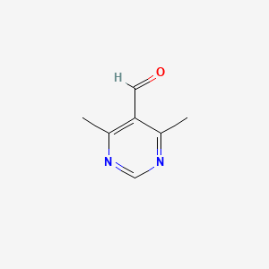 molecular formula C7H8N2O B12090855 4,6-Dimethylpyrimidine-5-carbaldehyde 
