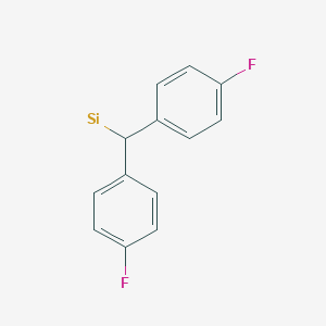 molecular formula C13H9F2Si B12090882 CID 57136855 