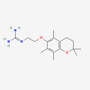 molecular formula C17H27N3O2 B1209090 Cromanidin CAS No. 47207-85-2