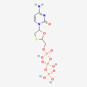 molecular formula C8H14N3O12P3S B12090945 Lamivudine-triphosphate 