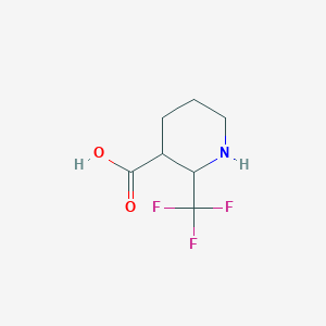 molecular formula C7H10F3NO2 B12090946 2-(Trifluoromethyl)piperidine-3-carboxylic acid 