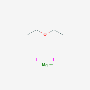 molecular formula C4H10I2MgO B12090953 magnesium;ethoxyethane;diiodide 