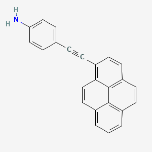molecular formula C24H15N B12090958 4-(Pyren-1-ylethynyl)aniline CAS No. 880081-83-4