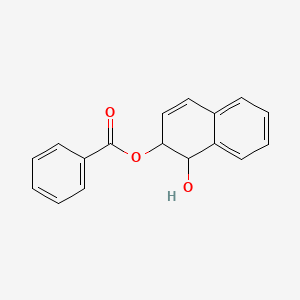molecular formula C17H14O3 B12090964 (1R,2R)-trans-1-Hydroxy-1,2-dihydro-2-naphthyl benzoate 