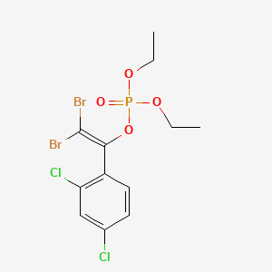Phosphoric acid, 2,2-dibromo-1-(2,4-dichlorophenyl)ethenyl diethyl ester