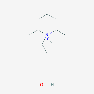 molecular formula C11H25NO B12091011 N,N-Diethyl-cis-2,6-dimethylpiperidium hydroxide 