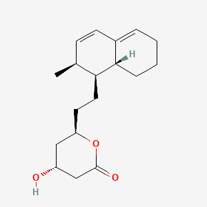 (4R,6R)-6-[2-[(1S,2S,8aR)-2-methyl-1,2,6,7,8,8a-hexahydronaphthalen-1-yl]ethyl]-4-hydroxyoxan-2-one