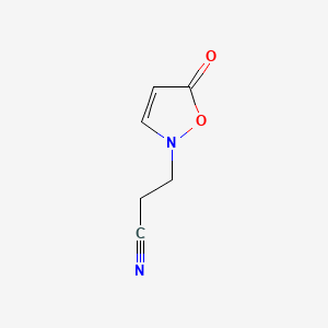5-Oxo-2(5H)-isoxazolepropanenitrile