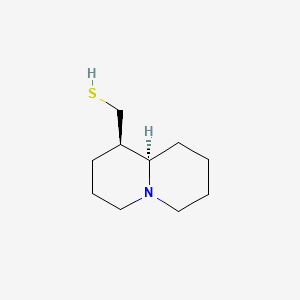 ((1R,9aR)-octahydro-1H-quinolizin-1-yl)methanethiol