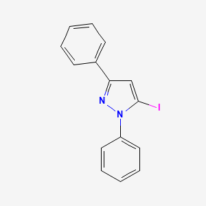 molecular formula C15H11IN2 B12091089 5-Iodo-1,3-diphenyl-1H-pyrazole 