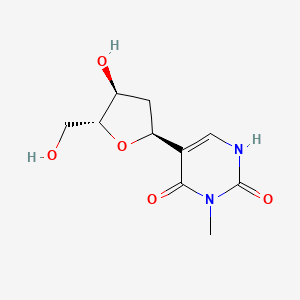 molecular formula C10H14N2O5 B1209112 2'-Deoxy-3-methylpseudouridine CAS No. 81691-10-3