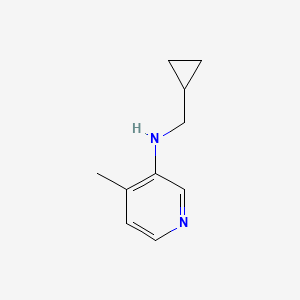 molecular formula C10H14N2 B12091126 N-(cyclopropylmethyl)-4-methylpyridin-3-amine 
