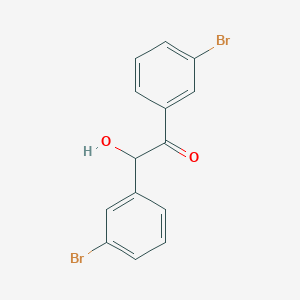 molecular formula C14H10Br2O2 B12091128 1,2-Bis(3-bromophenyl)-2-hydroxyethan-1-one CAS No. 164403-02-5