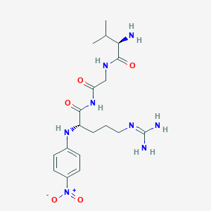 molecular formula C19H30N8O5 B1209114 Valyl-glycyl-arginine-4-nitroanilide CAS No. 80798-23-8