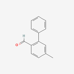 molecular formula C14H12O B12091255 4-Methyl-2-phenylbenzaldehyde CAS No. 934691-49-3