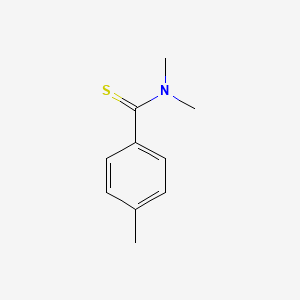 molecular formula C10H13NS B12091297 Benzenecarbothioamide, N,N,4-trimethyl- CAS No. 15563-47-0